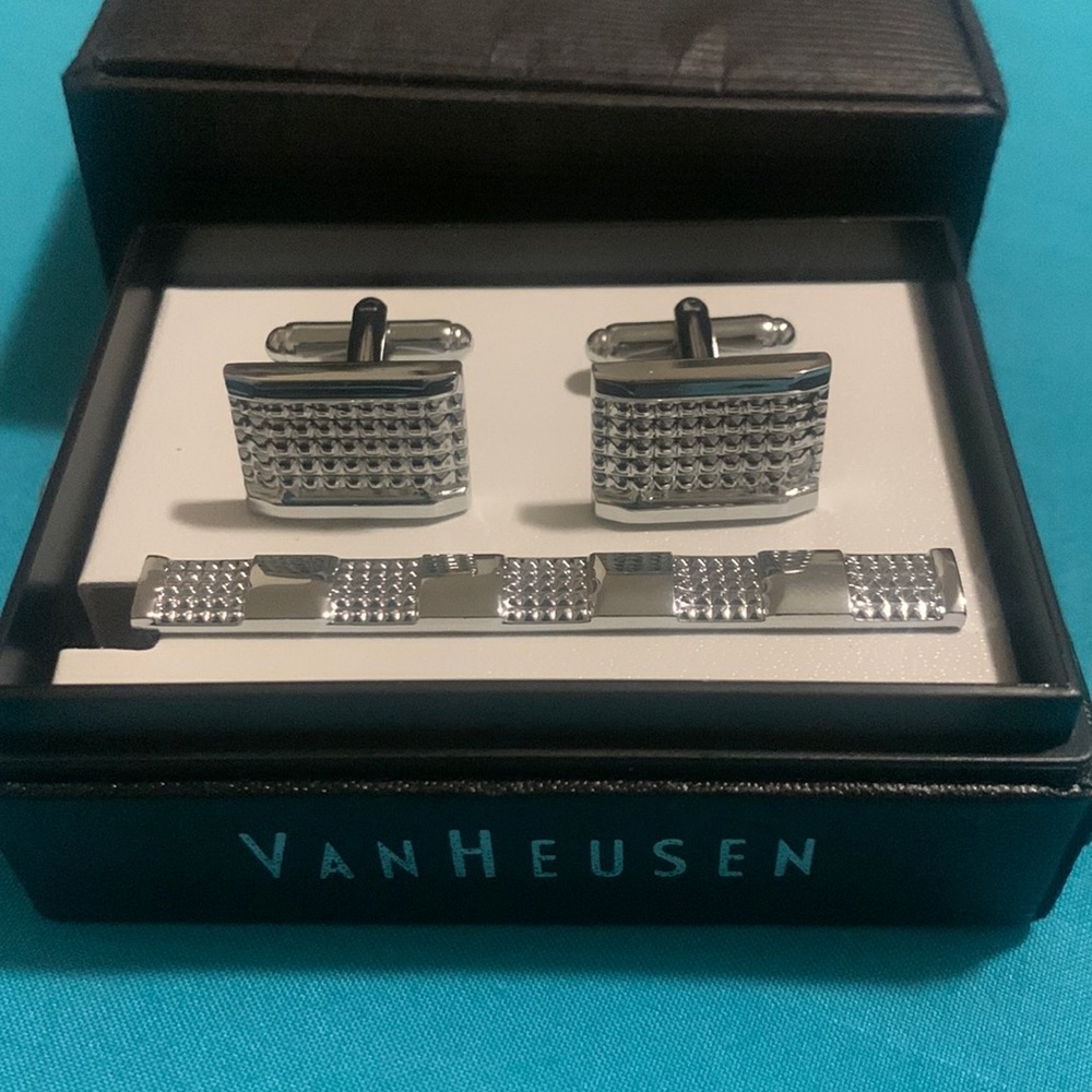 Cuff Links & Tie Clip